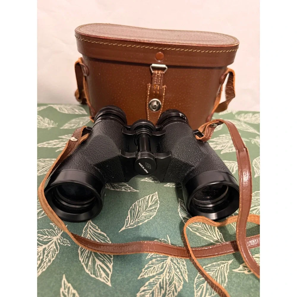 Montgomery Ward‎ 7x35 Extra Wide Field Binoculars 67-7015 Japan with Case